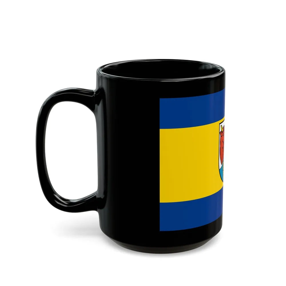 Flag of Dahme Spreewald Germany - Black Coffee Mug-Go Mug Yourself