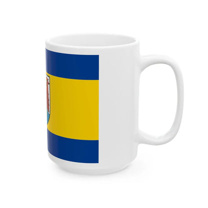 Flag of Dahme Spreewald Germany - White Coffee Mug-Go Mug Yourself