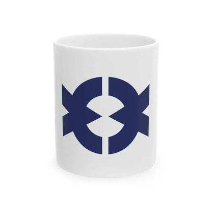 Flag of Daigo Ibaraki (Japan) White Coffee Mug 11oz - Go Mug Yourself