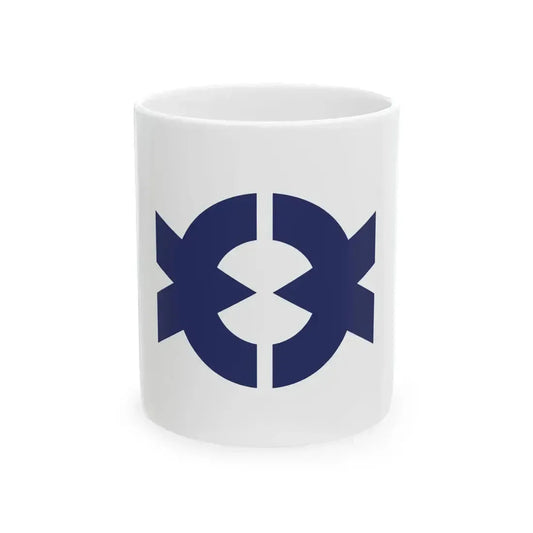 Flag of Daigo Ibaraki (Japan) White Coffee Mug 11oz - Go Mug Yourself