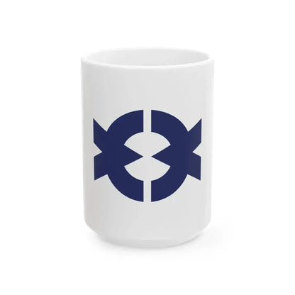 Flag of Daigo Ibaraki (Japan) White Coffee Mug 15oz - Go Mug Yourself