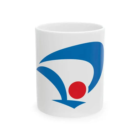 Flag of Daisen Akita (Japan) White Coffee Mug 11oz - Go Mug Yourself