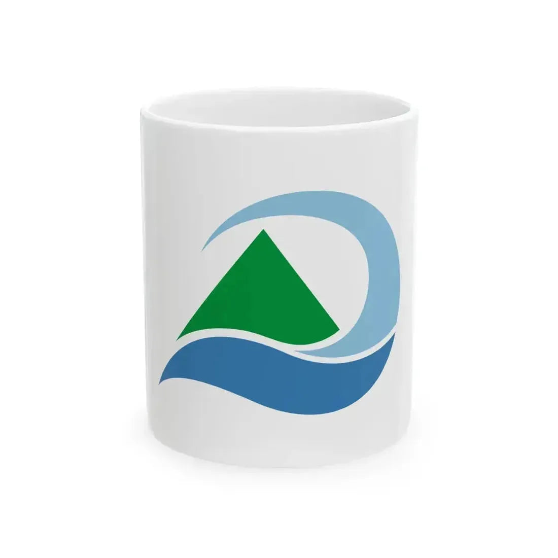 Flag of Daisen Tottori (Japan) White Coffee Mug 11oz - Go Mug Yourself
