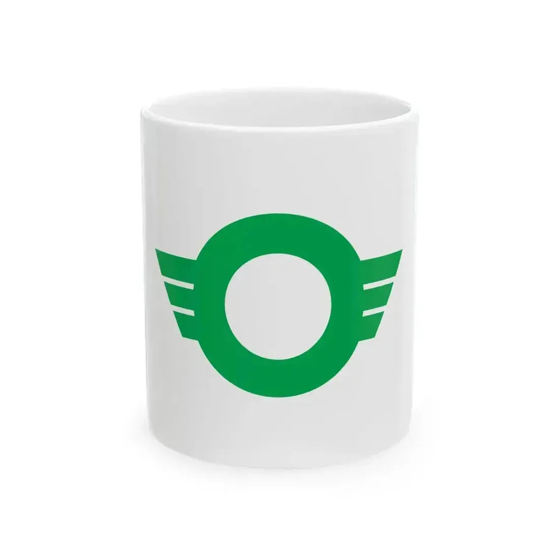 Flag of Daiwa Shimane 1967-2004 (Japan) White Coffee Mug 11oz - Go Mug Yourself