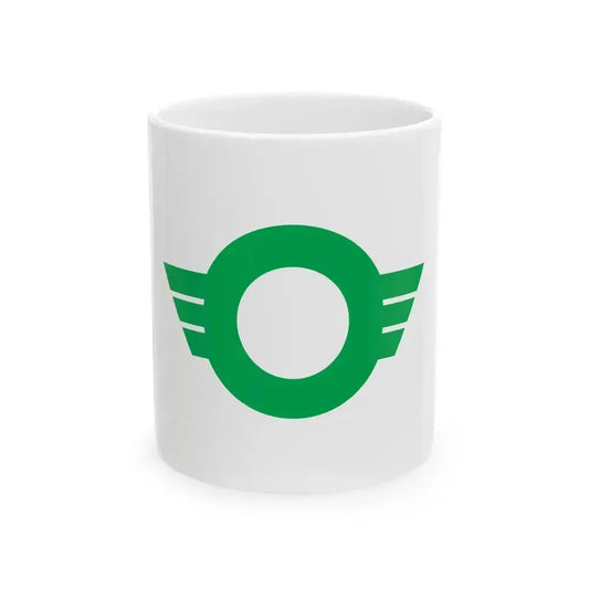 Flag of Daiwa Shimane 1967-2004 (Japan) White Coffee Mug 11oz - Go Mug Yourself