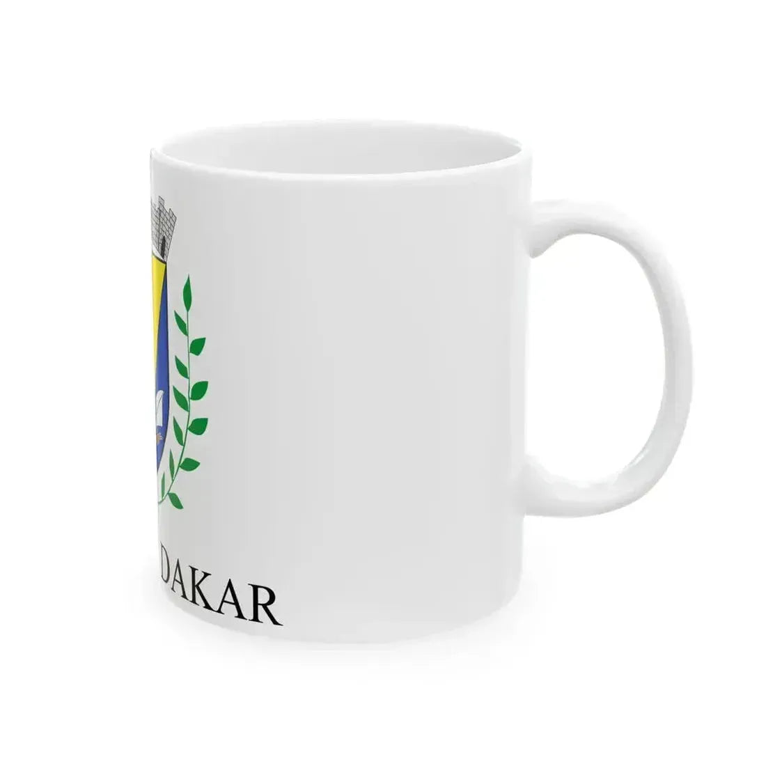 Flag of Dakar Senegal (Senegal) White Coffee Mug - Go Mug Yourself