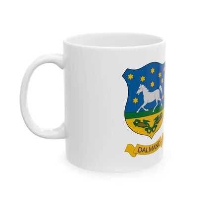 Flag of Dalmand (Hungary) White Coffee Mug - Go Mug Yourself