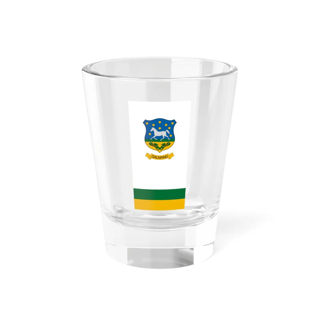 Flag of Dalmand vertical (Hungary) Shot Glass 1.5oz 1.5oz - Go Mug Yourself