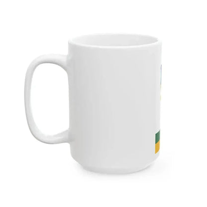 Flag of Dalmand vertical (Hungary) White Coffee Mug - Go Mug Yourself