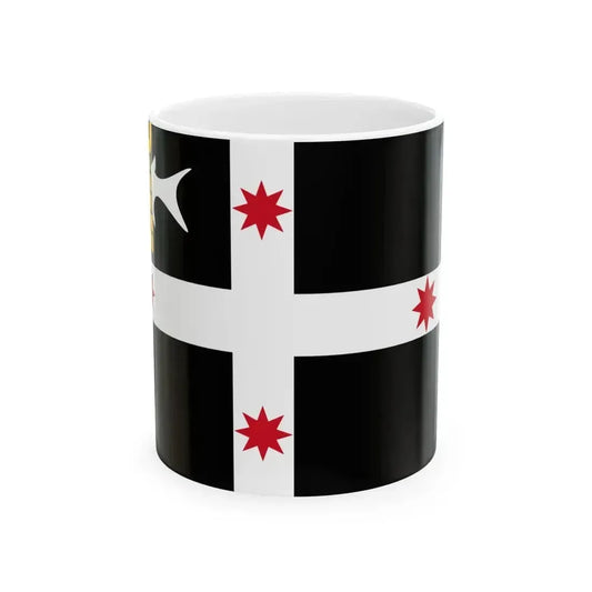 Flag of Dangar Island (Australia) White Coffee Mug 11oz - Go Mug Yourself