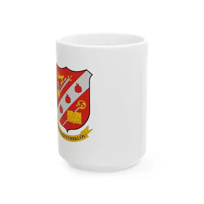 Flag of Danszentmiklos (Hungary) White Coffee Mug 15oz - Go Mug Yourself