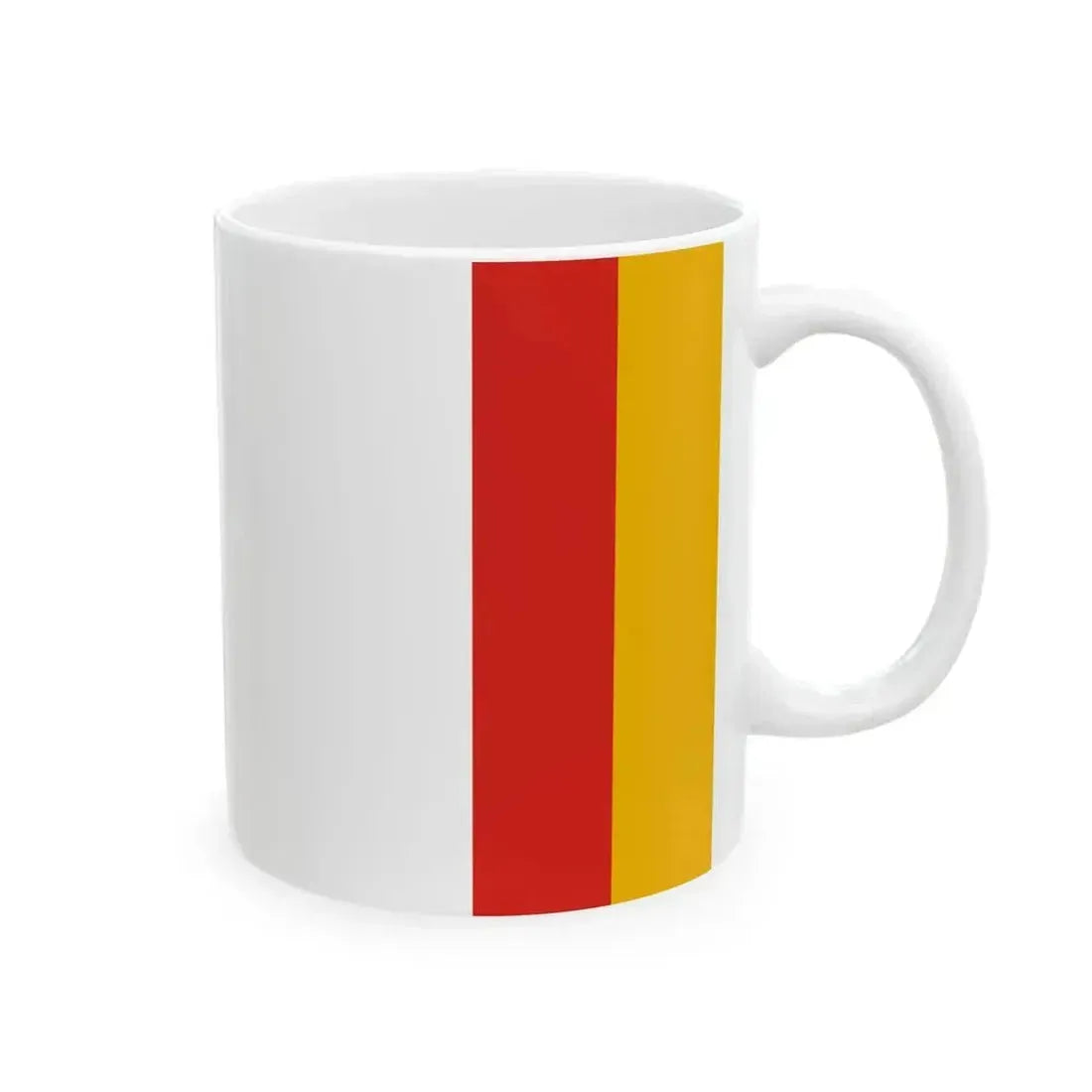 Flag of Danszentmiklos (Hungary) White Coffee Mug - Go Mug Yourself