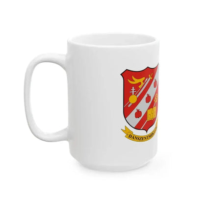 Flag of Danszentmiklos (Hungary) White Coffee Mug - Go Mug Yourself