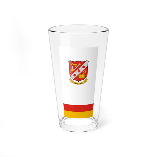 Flag of Danszentmiklos vertical (Hungary) Pint Glass 16oz 16oz - Go Mug Yourself