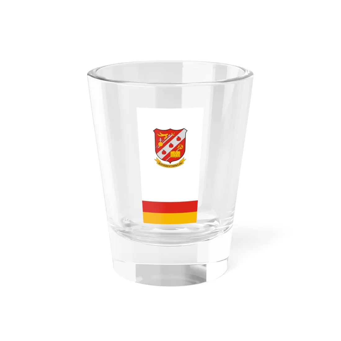 Flag of Danszentmiklos vertical (Hungary) Shot Glass 1.5oz 1.5oz - Go Mug Yourself