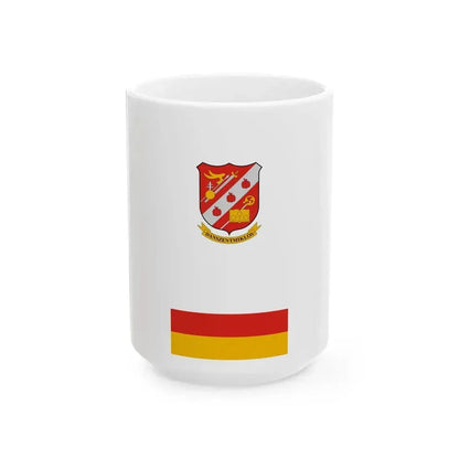 Flag of Danszentmiklos vertical (Hungary) White Coffee Mug 15oz - Go Mug Yourself