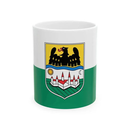 Flag of Danube Swabians (Hungary) White Coffee Mug 11oz - Go Mug Yourself