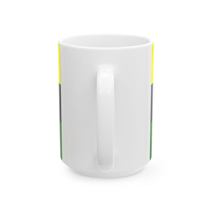 Flag of Dar El Kuti Republic (Central African Republic) White Coffee Mug-Go Mug Yourself