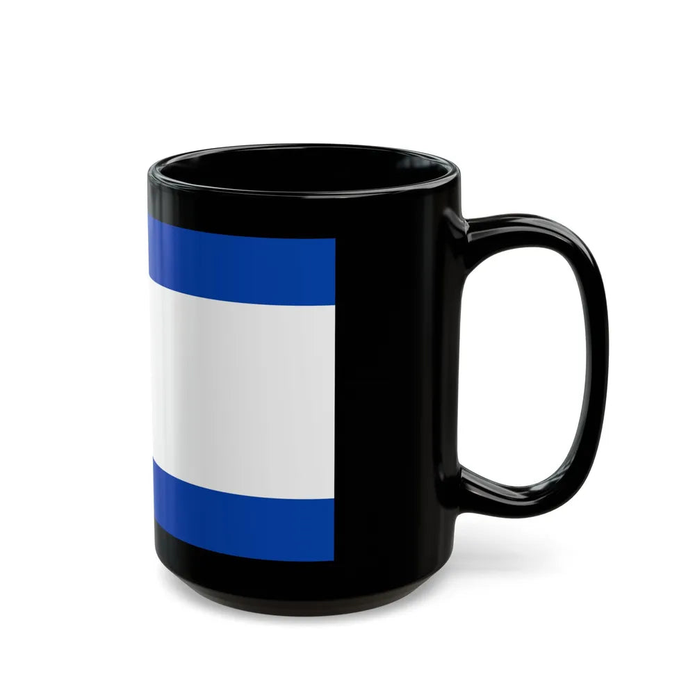 Flag of Darmstadt Dieburg Germany - Black Coffee Mug-Go Mug Yourself