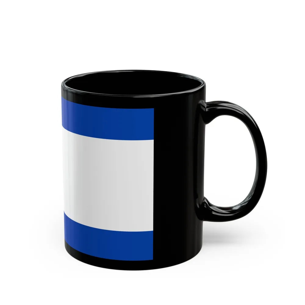 Flag of Darmstadt Dieburg Germany - Black Coffee Mug-Go Mug Yourself