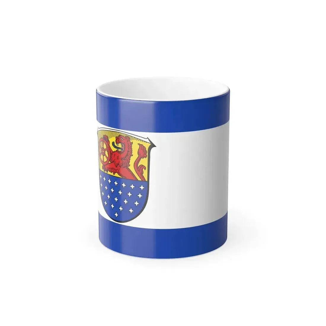 Flag of Darmstadt Dieburg Germany - Color Changing Coffee Mug 11oz - Go Mug Yourself