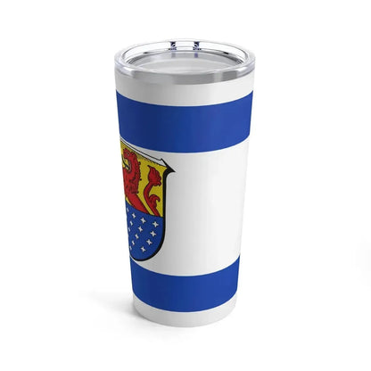 Flag of Darmstadt Dieburg Germany - Tumbler 20oz 20oz - Go Mug Yourself