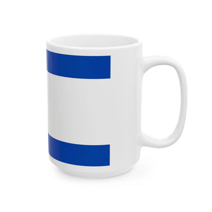 Flag of Darmstadt Dieburg Germany - White Coffee Mug-Go Mug Yourself