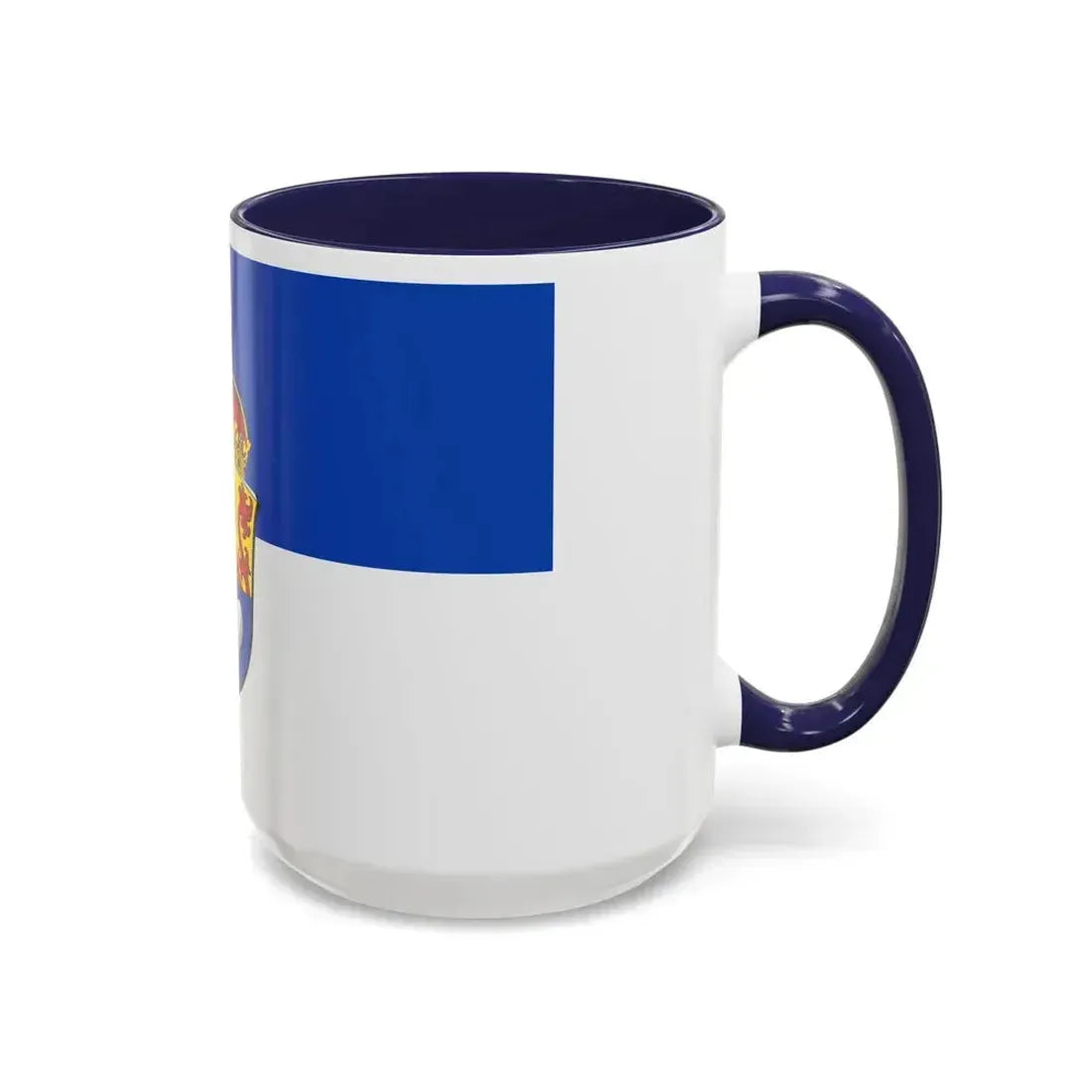 Flag of Darmstadt Germany - Accent Coffee Mug - Go Mug Yourself