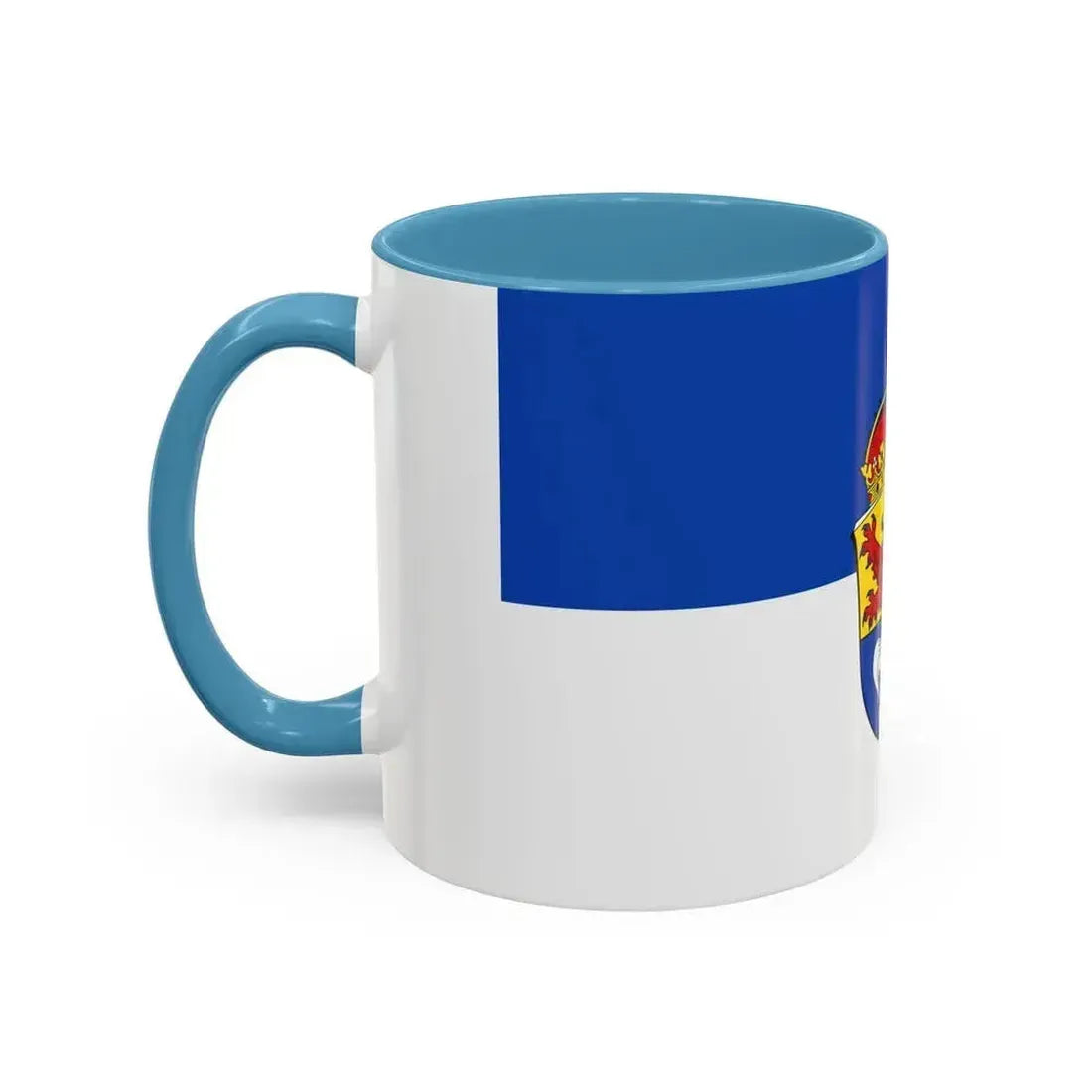 Flag of Darmstadt Germany - Accent Coffee Mug - Go Mug Yourself