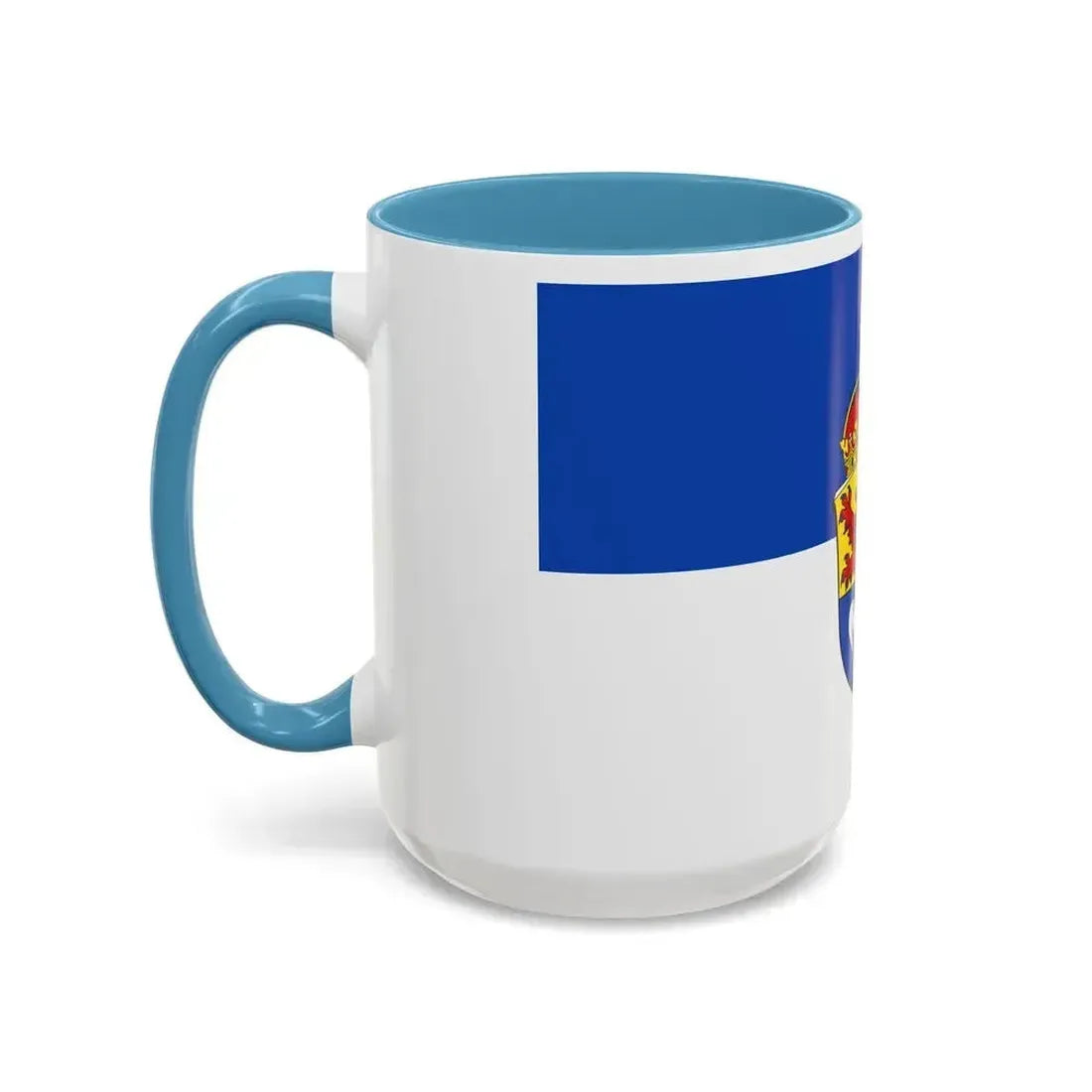 Flag of Darmstadt Germany - Accent Coffee Mug - Go Mug Yourself