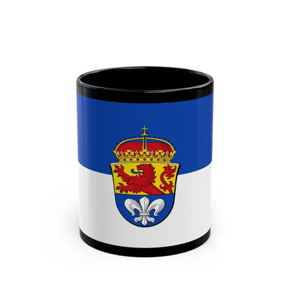 Flag of Darmstadt Germany - Black Coffee Mug-11oz-Go Mug Yourself