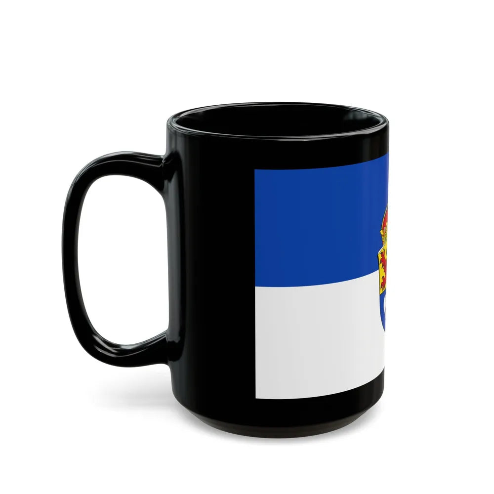 Flag of Darmstadt Germany - Black Coffee Mug-Go Mug Yourself