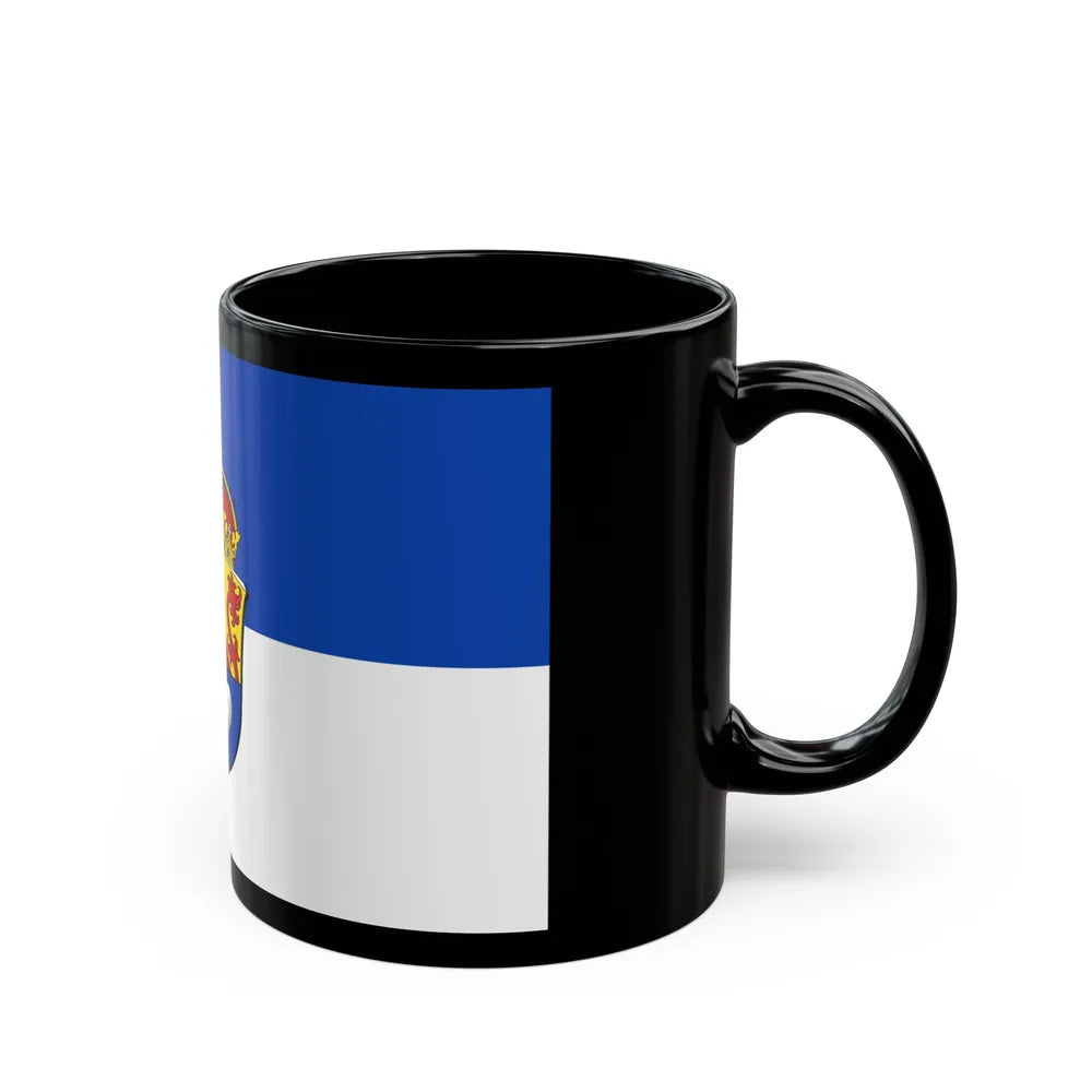 Flag of Darmstadt Germany - Black Coffee Mug-Go Mug Yourself