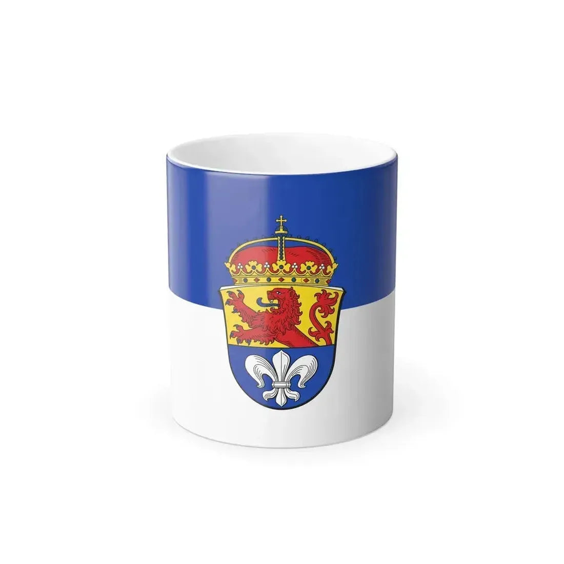 Flag of Darmstadt Germany - Color Changing Coffee Mug 11oz - Go Mug Yourself
