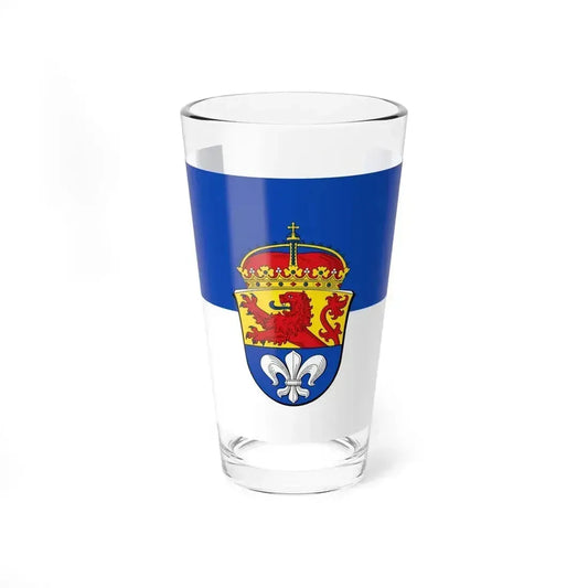 Flag of Darmstadt Germany - Pint Glass 16oz 16oz - Go Mug Yourself