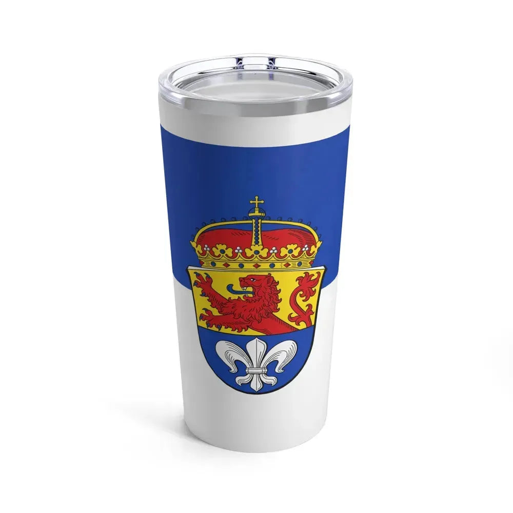Flag of Darmstadt Germany - Tumbler 20oz 20oz - Go Mug Yourself