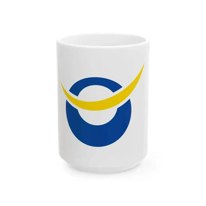 Flag of Date Fukushima (Japan) White Coffee Mug 15oz - Go Mug Yourself