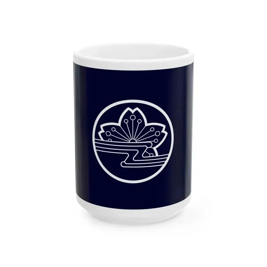 Flag of Date Hokkaido (Japan) White Coffee Mug 15oz - Go Mug Yourself