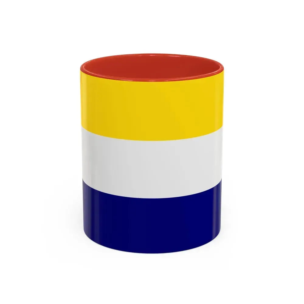 Flag of Daule Ecuador - Accent Coffee Mug 11oz Red - Go Mug Yourself