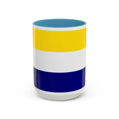 Flag of Daule Ecuador - Accent Coffee Mug 15oz Light Blue - Go Mug Yourself