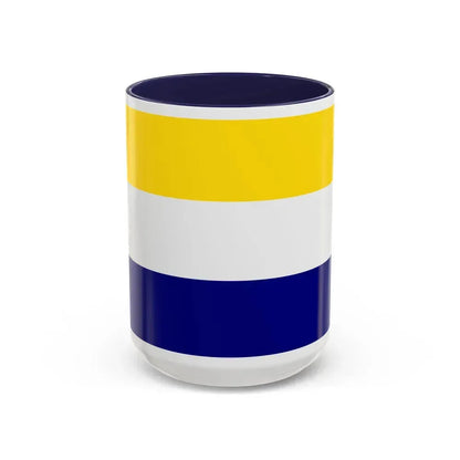 Flag of Daule Ecuador - Accent Coffee Mug 15oz Navy - Go Mug Yourself