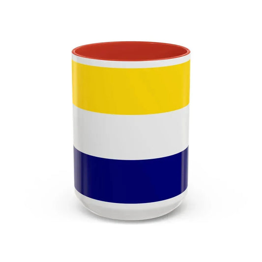 Flag of Daule Ecuador - Accent Coffee Mug 15oz Red - Go Mug Yourself