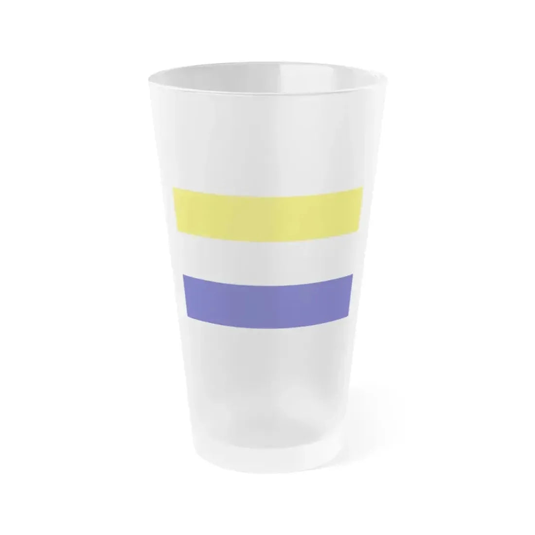 Flag of Daule Ecuador - Frosted Pint Glass 16oz 16oz Frosted - Go Mug Yourself