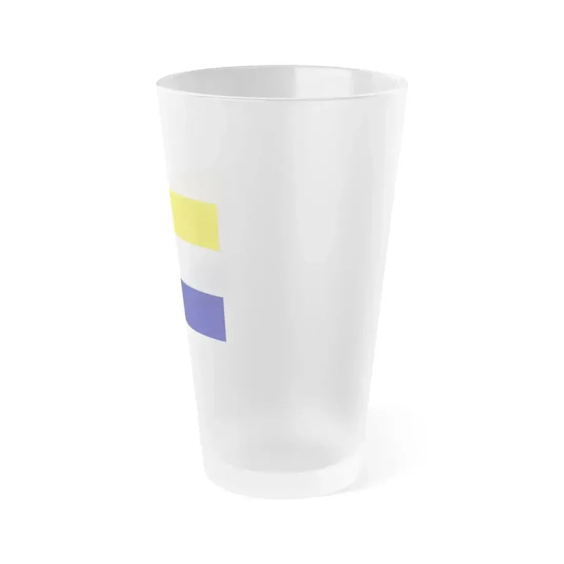 Flag of Daule Ecuador - Frosted Pint Glass 16oz - Go Mug Yourself