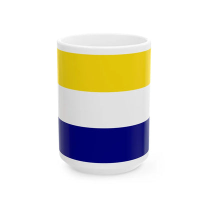 Flag of Daule Ecuador - White Coffee Mug-15oz-Go Mug Yourself