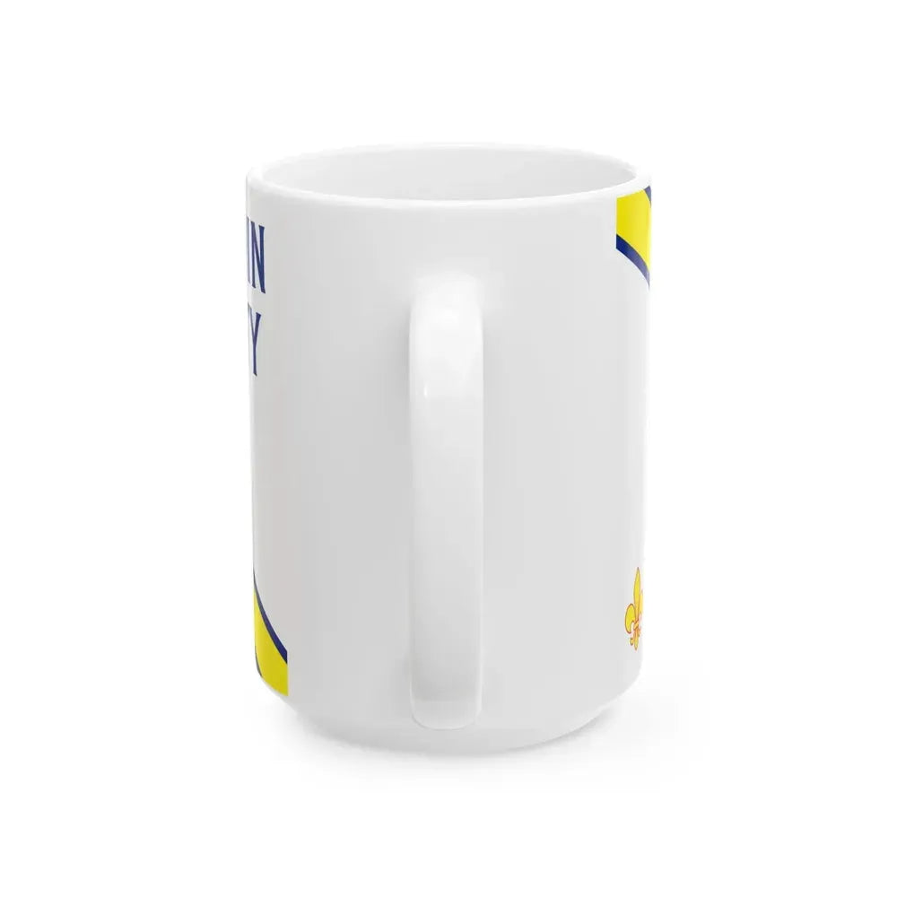 Flag of Dauphin County Pennsylvania (United States) White Coffee Mug - Go Mug Yourself