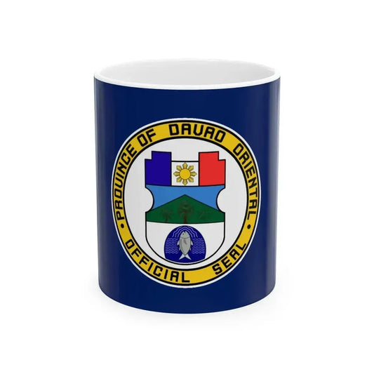 Flag of Davao Oriental (Philippines) White Coffee Mug 11oz - Go Mug Yourself