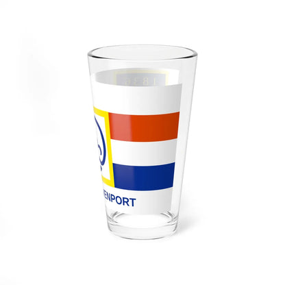 Flag of Davenport Iowa (United States) Pint Glass 16oz - Go Mug Yourself