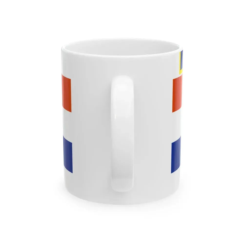 Flag of Davenport Iowa (United States) White Coffee Mug - Go Mug Yourself