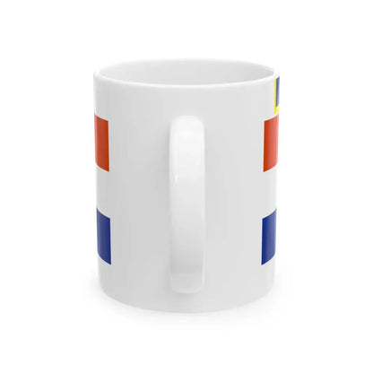 Flag of Davenport Iowa (United States) White Coffee Mug - Go Mug Yourself